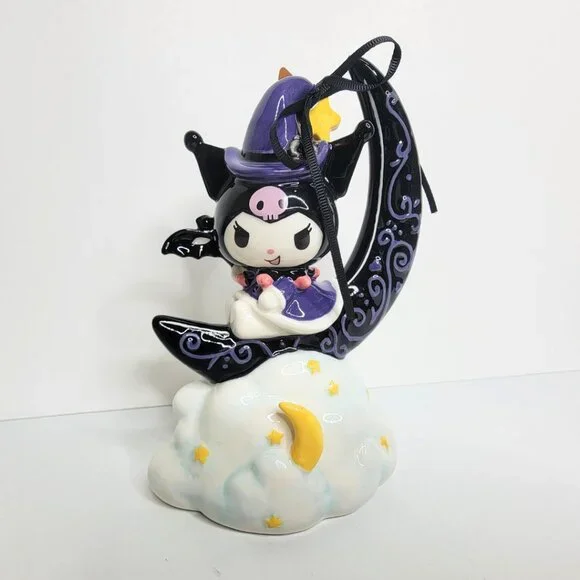 Hello Kitty Kuromi Mystic Moon Halloween Blue Sky Clayworks 7.25" Figurine - NEW - Picture 2 of 8